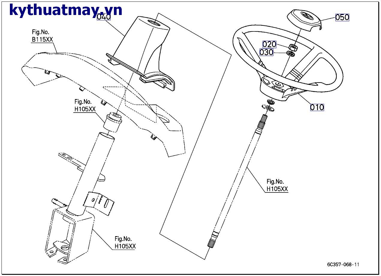 Tay nắm hệ thống lái